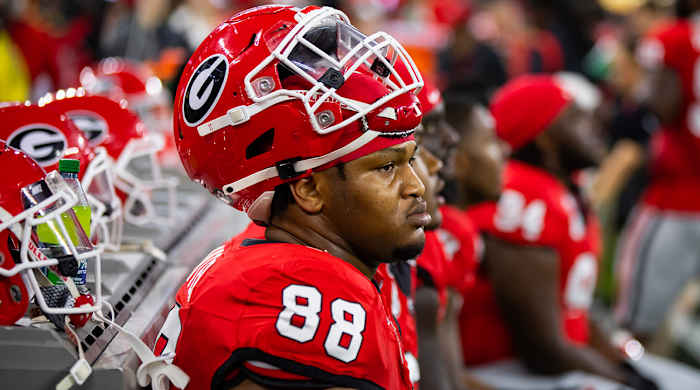 Carter had an underwhelming workout at Georgia's pro day, and he could fall outside the top 10 picks.